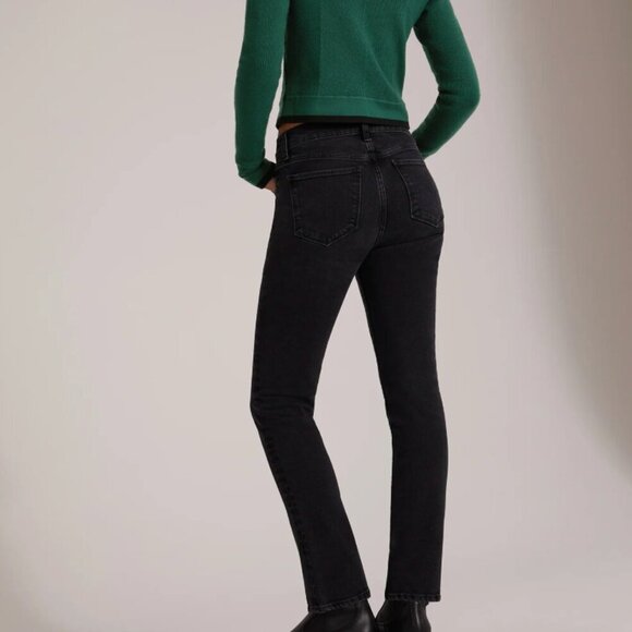 New! Favorite Daughter The Erin High Rise Slim Straight Jeans - Picture 3 of 8